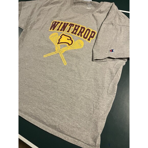 Winthrop University Eagles Lacrosse NCAA Champion Brand T-Shirt Tee XL College - Picture 6 of 6